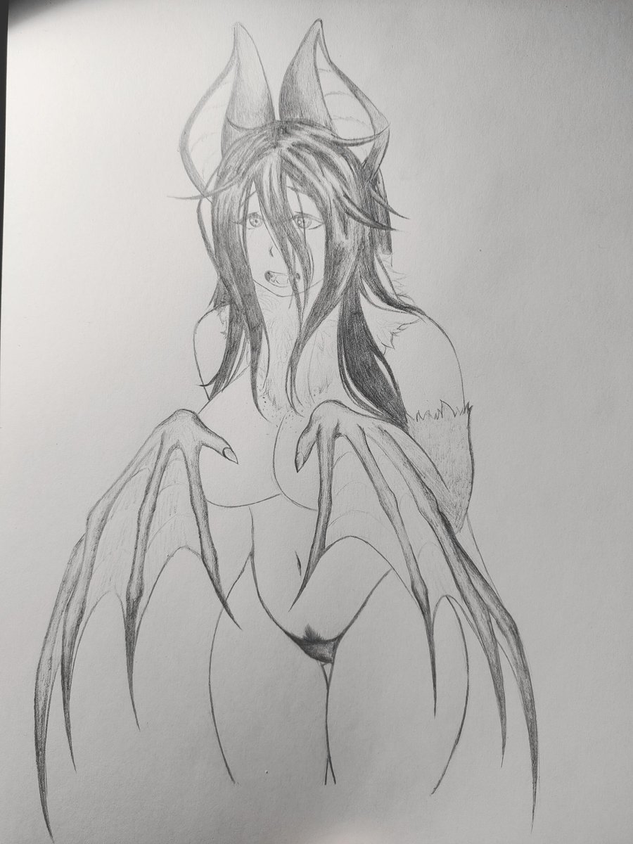 Galvanios's tweet photo. #inktober2022 #inktober2022day3 
"Bat", from a certain Jun doujin https://t.co/lCW2jMhu1C
