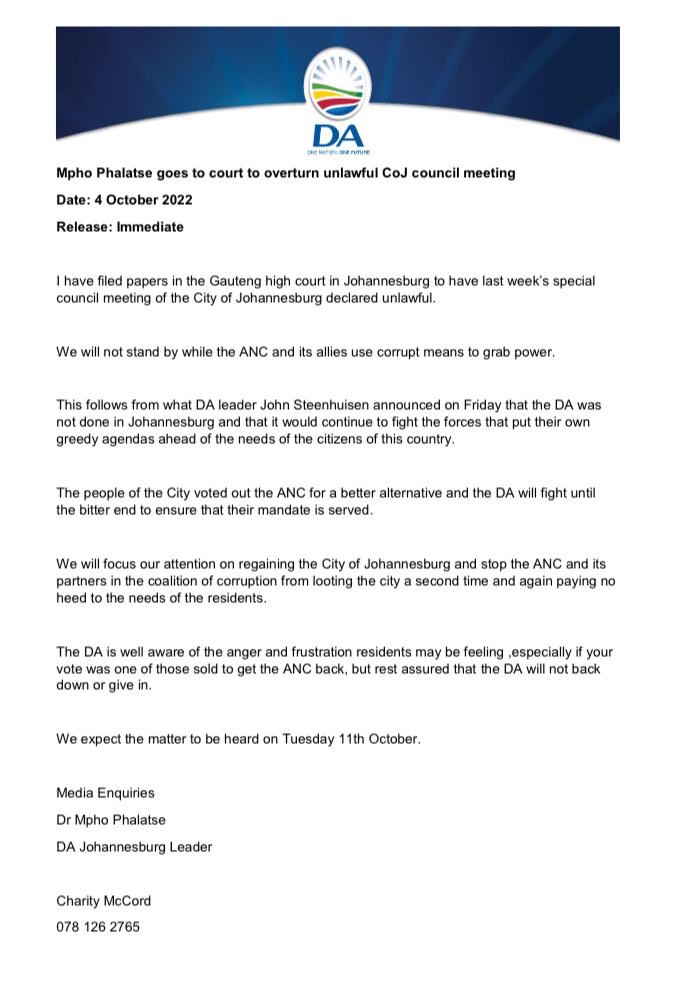 Mpho Phalatse tweet media