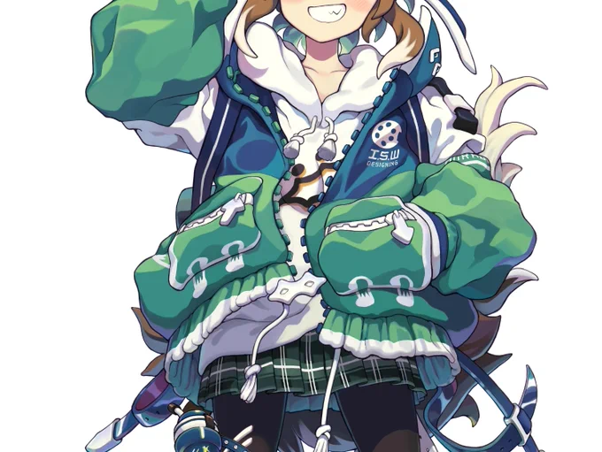 パーカーもこもこ 
