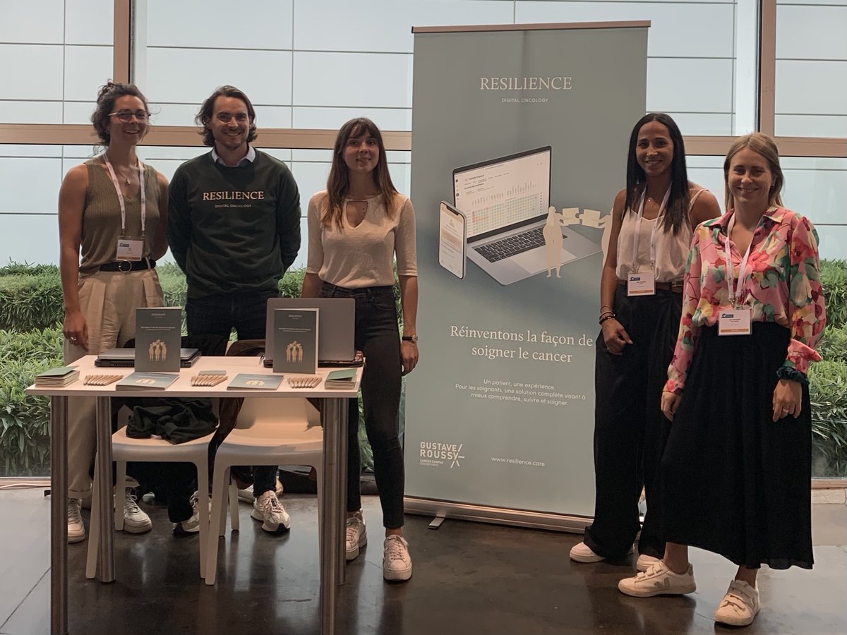 👋 Notre équipe #Resilience est présente au #CNRC2022 à Bordeaux ! 

Venez nous rencontrer et échanger avec nous sur la #télésurveillance et l’oncologie de demain. 💬