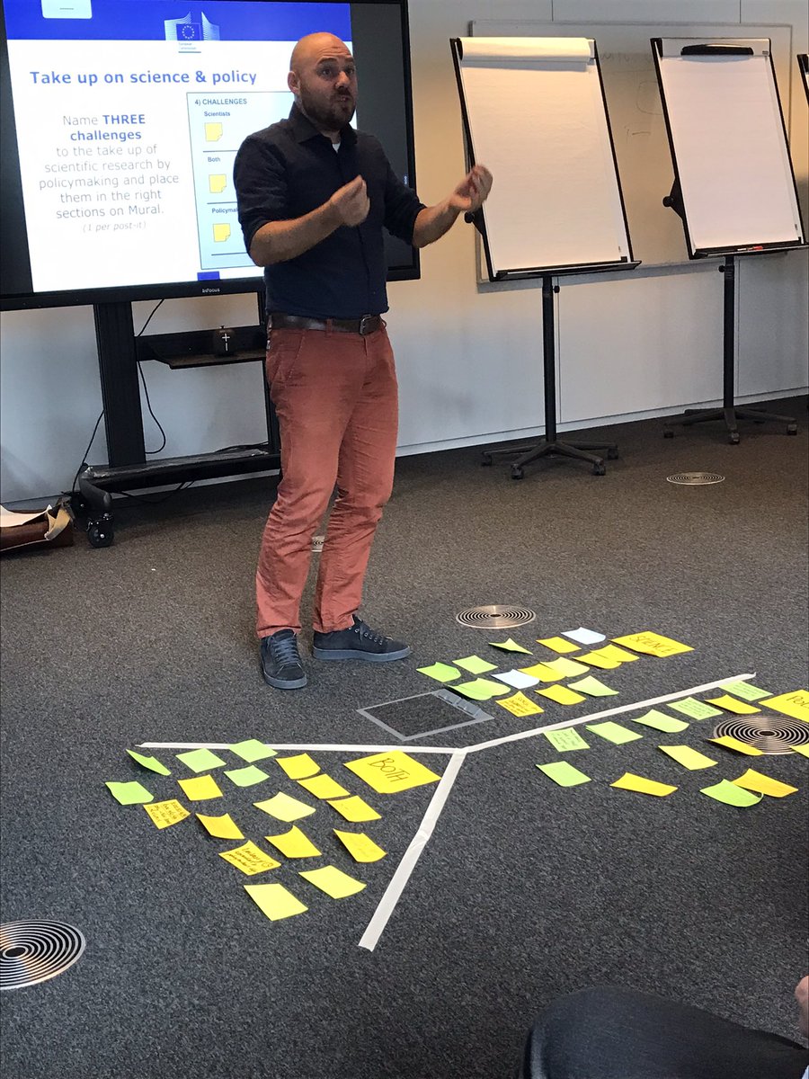 LeneTopp's tweet photo. Day 2 of Training of Trainers, building the capacity to deliver #Science4Policy training in EU Member States @EU_ScienceHub @aritapinho @antropobeppu @NObermeister @RosaAriasAlv @Chl0e_Hill @DavidMair4 @pankampylis @DrLMelchor @dyon75 @ResearchUGent https://t.co/2TZe3nYrTi