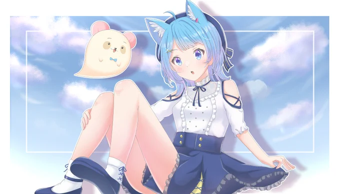 #あなたのあお色の作品を見せてください  