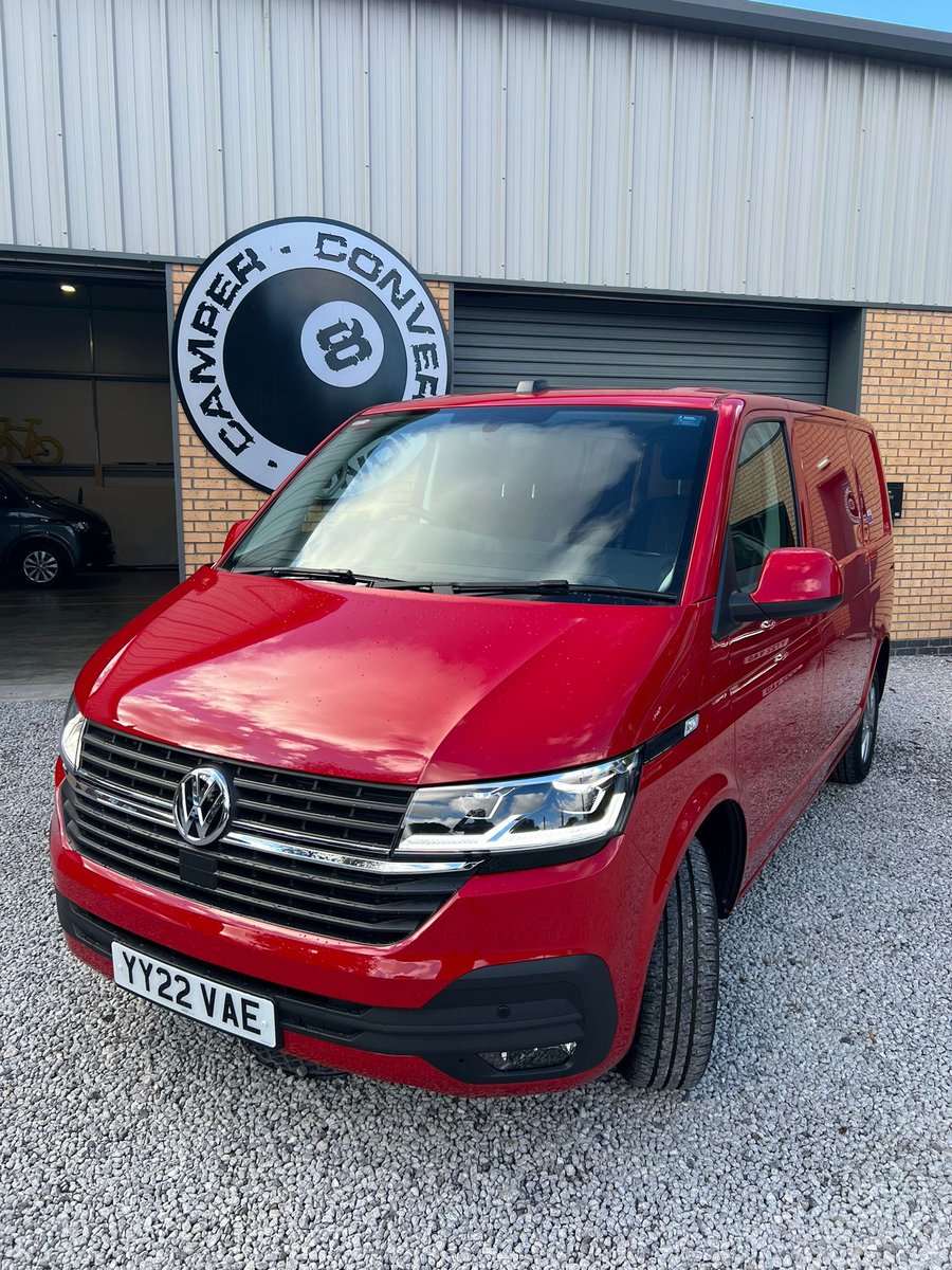 8ballcamper's tweet photo. Ready for 🎱 conversion with a slot available in November. Brand new VW T6.1 Highline SWB 110ps van. Includes:

✔️ Factory captains swivel seat
✔️ LED upgrade light kit 
✔️ Factory leisure battery

£30,950 + VAT https://t.co/HxZNnG3cGe