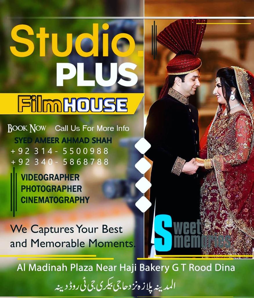 ameer_ahmad5's tweet image. ##StudioPlus #Photographer #Wedding Planning #ameershah#filmhouse##AmeerShah
#Wedding #Photogrpahy#Cinematography
#Wedding #Environment
#signature #shoots #events
#weddinghighlights #photoshoot
#photographer #videographer
#pakistanwedding #pakistanfashion