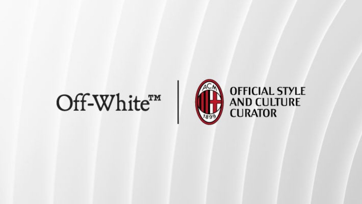 Numa colaboração inédita, a Off-White é a nova parceira de estilo e cultura do AC Milan.