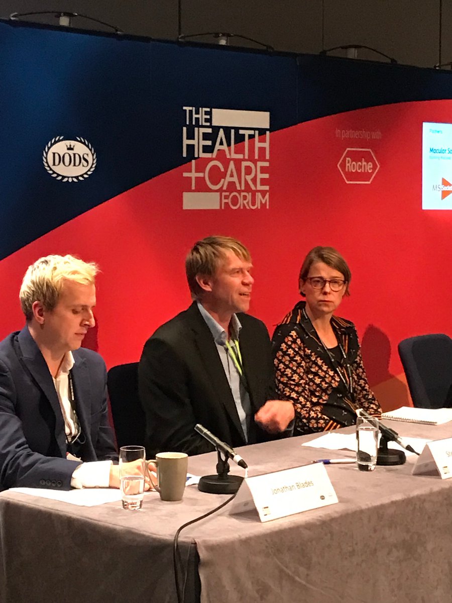 HC_Forum's tweet image. “People were losing their sight. People were not going for their regular checks [during covid pandemic]” says @sscowcroft from @MacularSociety @HC_Forum in partnership with @RochePharmaUK at #CPC22