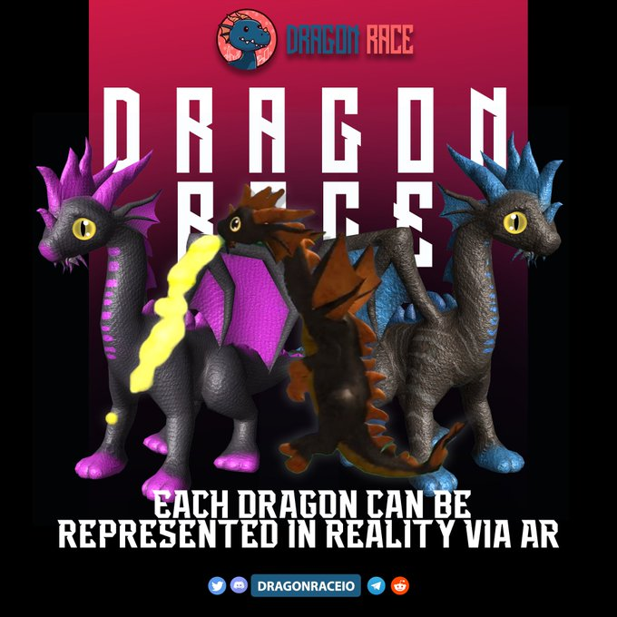 DumbNfts's tweet photo. @nilasaha69 @DragonRaceio is a play-to-earn PVP mythical creatures racing game.🐲
✅Game will be live shortly
✅Play 2 earn.
➡️https://t.co/VQQdhBNM6L
➡️Join: https://t.co/ZzCNxGo0qC
#Dragonrace  #BSCGem  #cryptocurrecy  #BSC  #BNB  #Binance  #NFTs  #NFTsales #PlayToEarn  #P2Egaming #GameFi https://t.co/WEA7UsfmNh
