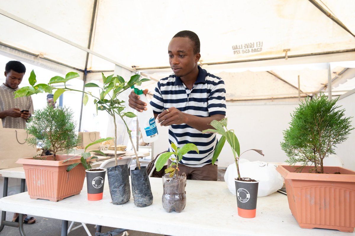 SNVGhana's tweet photo. We're getting ready to kickstart our 2022 GrEEn Regional Trade Show in the Western Region at the Takoradi Mall where 48 green businesses of the #GrEEnProject funded by @EuropeInGhana and @NLinGhana will be exhibiting their products during the 6-day Trade Show. 

#AfricaTrustFund https://t.co/ESigYnAyRe