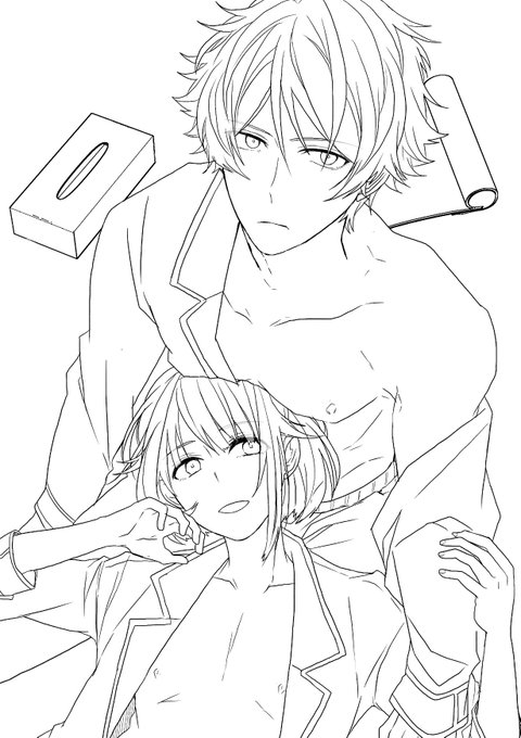 透過済のtwitterイラスト検索結果