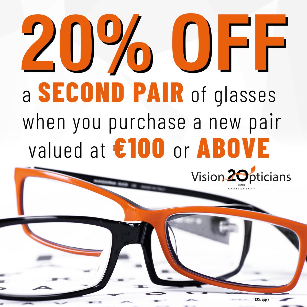 Vision2Optician's tweet image. Vision 2 Opticians has been open for business for 20 years! We are having a promotion for the whole of October for 20% off a second frame and lenses. Our birthday weekend is Thursday 13th to Saturday 15th October - come and join us for sunglass raffles and on the day promotions