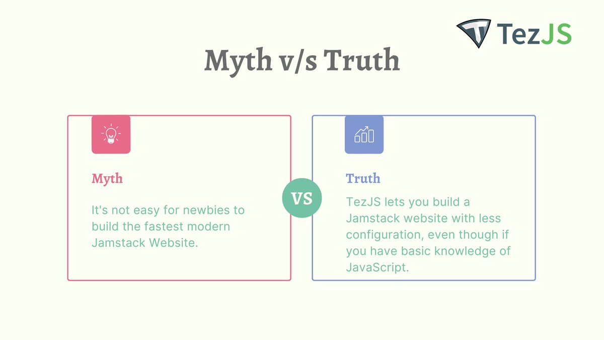 tez_js's tweet image. It’s very easy to build a high-performing #Jamstack website using #TezJS. Even though you are a newbie to dev industry, it requires a basic understanding of #JavaScript with minimal configuration.

#WebDevelopment #DEVCommunity #FrontEndDeveloper #programming #Coding #codinglife