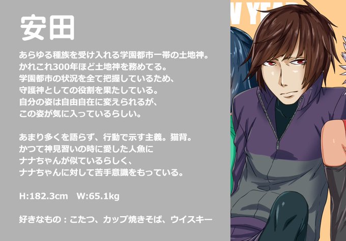 ナナちゃんと両片思いの男の子
安田くん
(学生の時の絵でバカ恥ずかしい) 