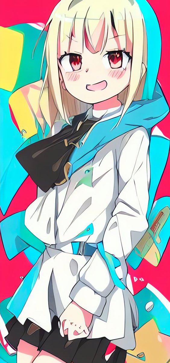 「AIに自分のイラストを学習させて遊んでる。一枚目はめっちゃ好みなのであとで加筆し」|まっくすのイラスト