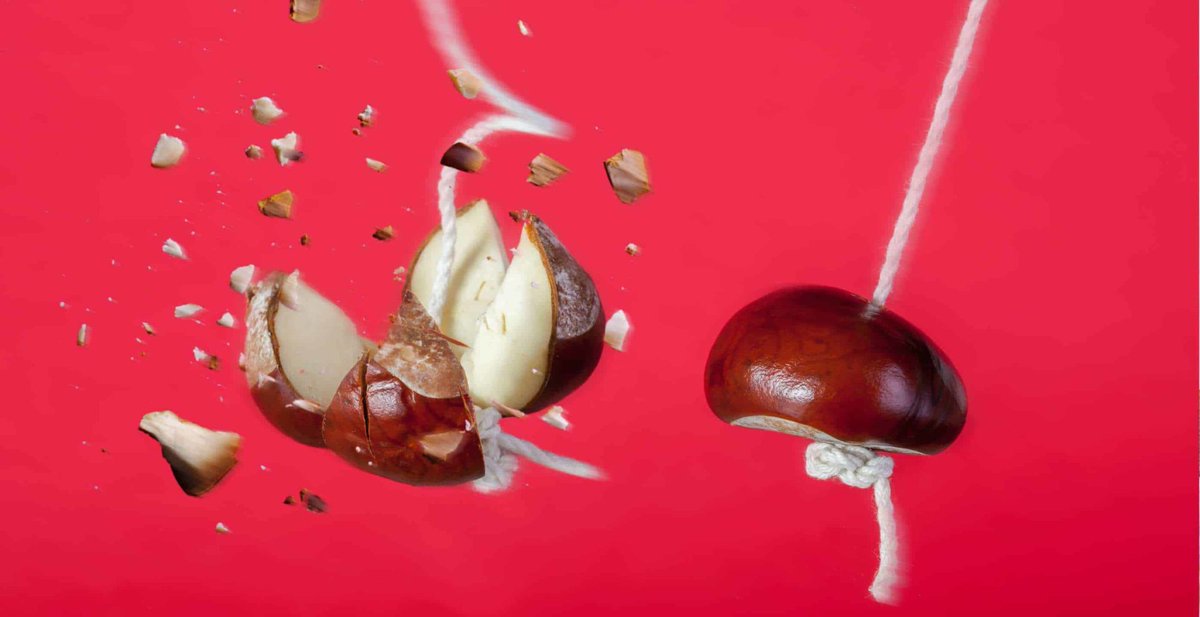 Dont go bonkers about conkers!..

Realistically the risk from playing conkers is incredibly low and just not worth bothering about. If kids deliberately hit each other on the head with conkers, that's a discipline issue, not a health and safety one.