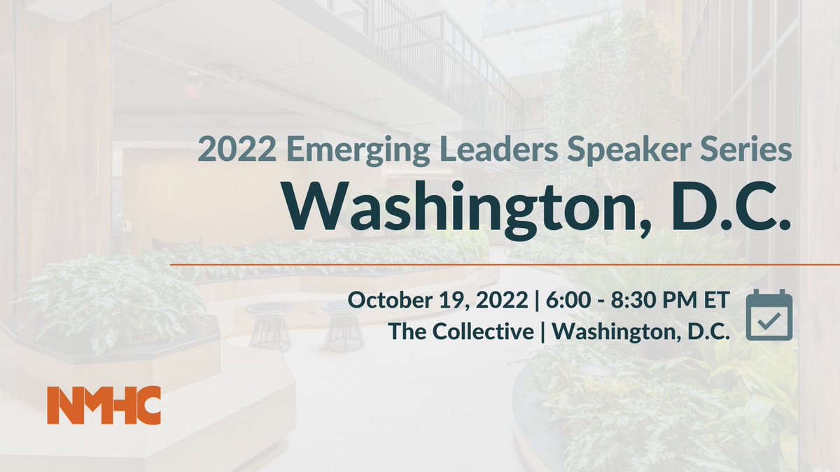 ApartmentWire's tweet photo. Join us on Oct 19 for the Emerging Leaders event at The Collective for a unique opportunity to learn about @WCSmithDC’s strategy behind the project. Tour the property while enjoying cocktails and pizza from their commercial brick pizza oven.  

Register: https://t.co/0cAfLhkc3I https://t.co/O9SQmsmCVX