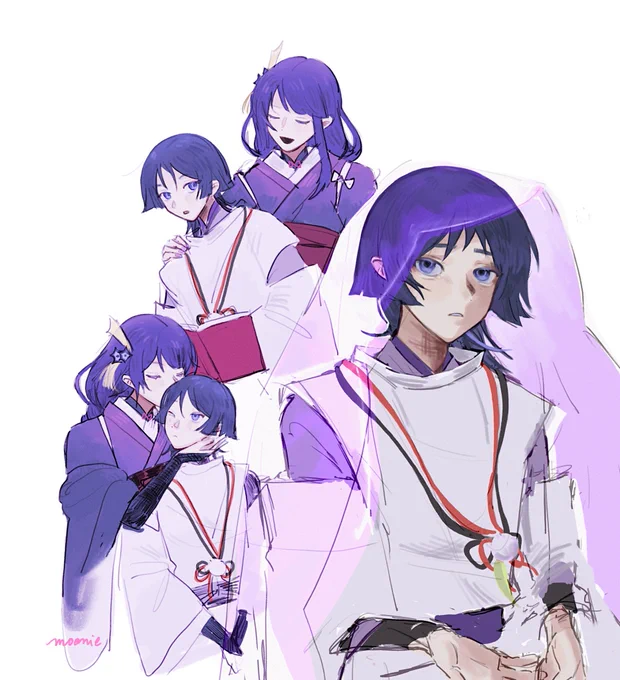 Kunikuzushi and his mom…… 