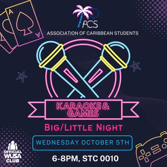 We’re having a Big/Little &amp; Karaoke night!🎤

If you’re new to UW, this is the perfect chance to connect with an upper-year🤩

See you this Wednesday @ 6pm in STC 0010! 

Drop your fav karaoke songs below⬇️