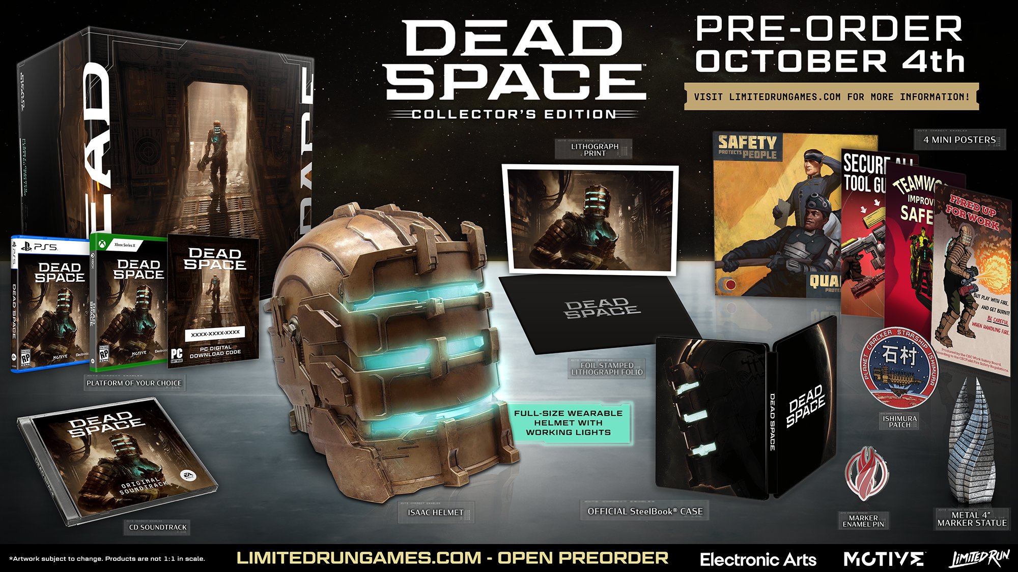 Limited Run Games on X: The survival horror classic Dead Space returns, and Limited Run is proud to present the Collector's Edition for the upcoming remake. Features art prints, a metal Marker