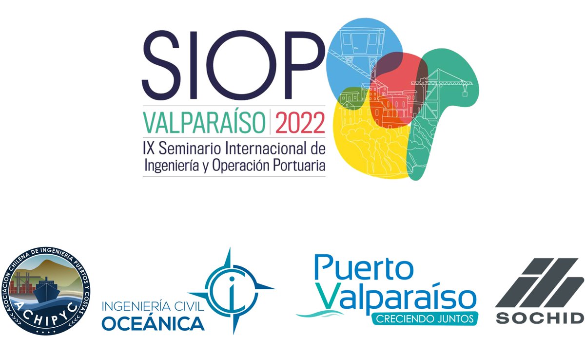 ACHIPYC's tweet photo. QUEDA POCO !! sumate al IX SEMINARIO DE INGENIERÍA Y OPERACIONES PORTUARIAS - SIOP 2022

Asegura tu cupo en https://t.co/EmbvNXNJVH

Agradecemos al anfitrión y principal auspiciador: @PortValparaiso https://t.co/STSsgUiKqu