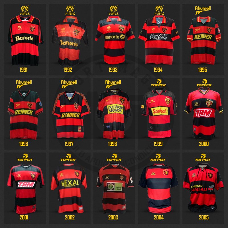 sportimagem's tweet photo. Com o lançamento da camisa Outubro Rosa de ontem, atualizamos a lista das camisas do Sport desde a década de 90 até aqui. Conta pra gente qual é a mais bonita ou a que você mais gostou. #SportRecife #Finta #Rhumel #Topper #Lotto #Braziline #Adidas #underArmour #Umbro https://t.co/iyQTP0BpyF
