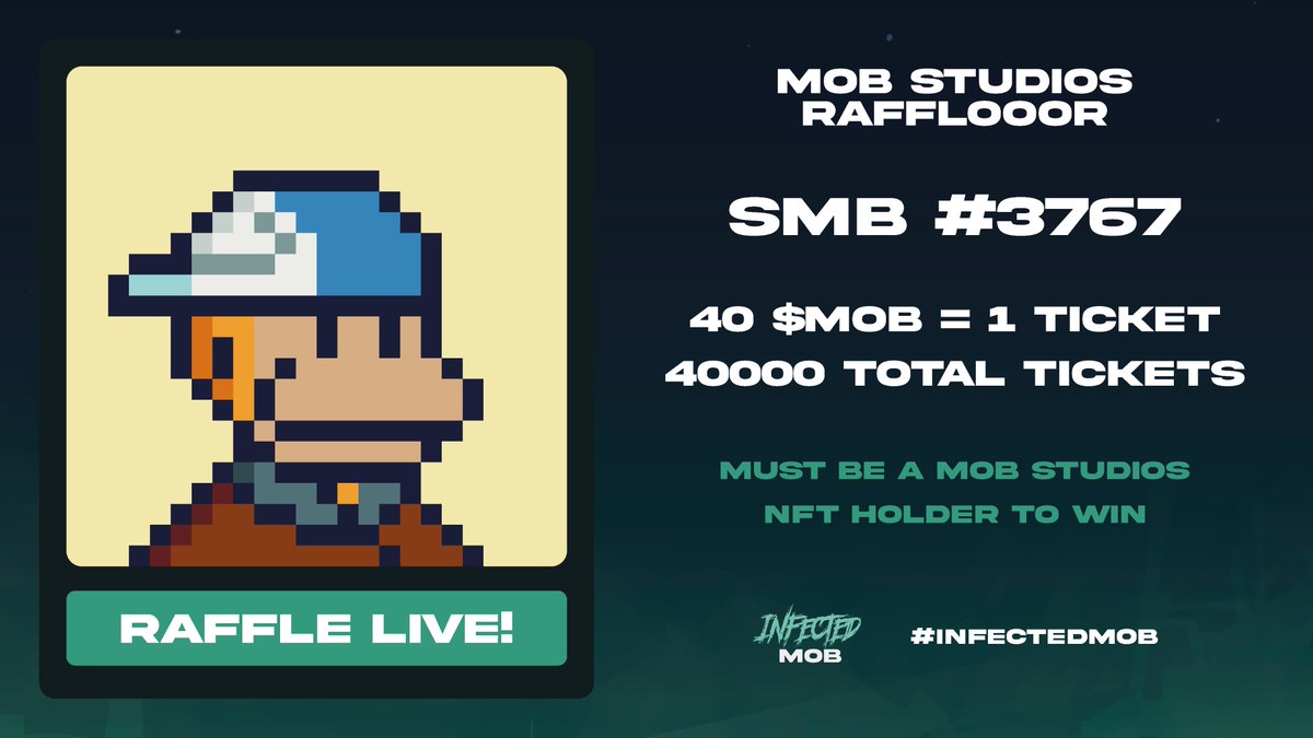 Now available with $MOB

rafflooor.mobstudios.io