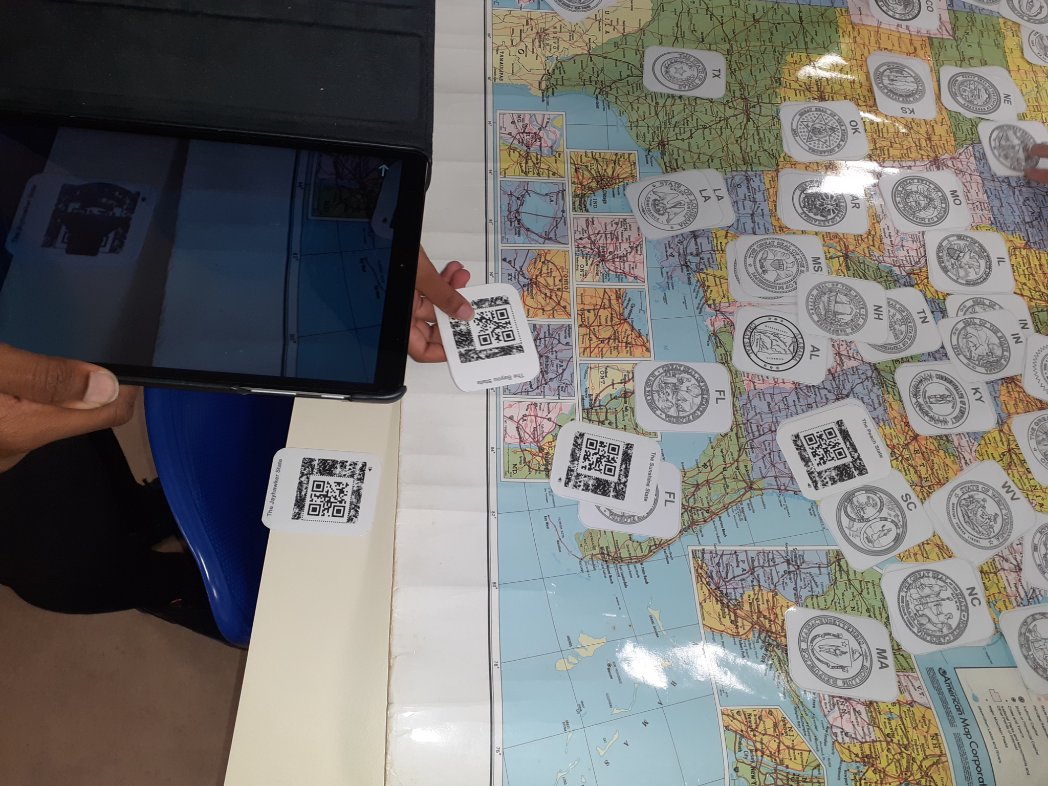 Absolutenglish's tweet photo. Mapping the USA with #MirageMake @mchardine #EdNumLV972 @DaneMartinique https://t.co/ztzH9Z6mLh