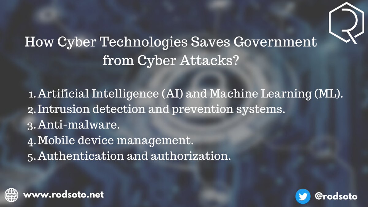 rodsoto's tweet photo. How cyber technologies save the government from Cyber attacks?
https://t.co/ZdqhxI9P8X
#mltk #strt #splunk #cybersecurity #infose #redalerticsctf #machinelearning #ml #cloudsecurity #siliconvalley #cybersecurity #training #texascyber #pacifichackers https://t.co/5xo9loteZ0