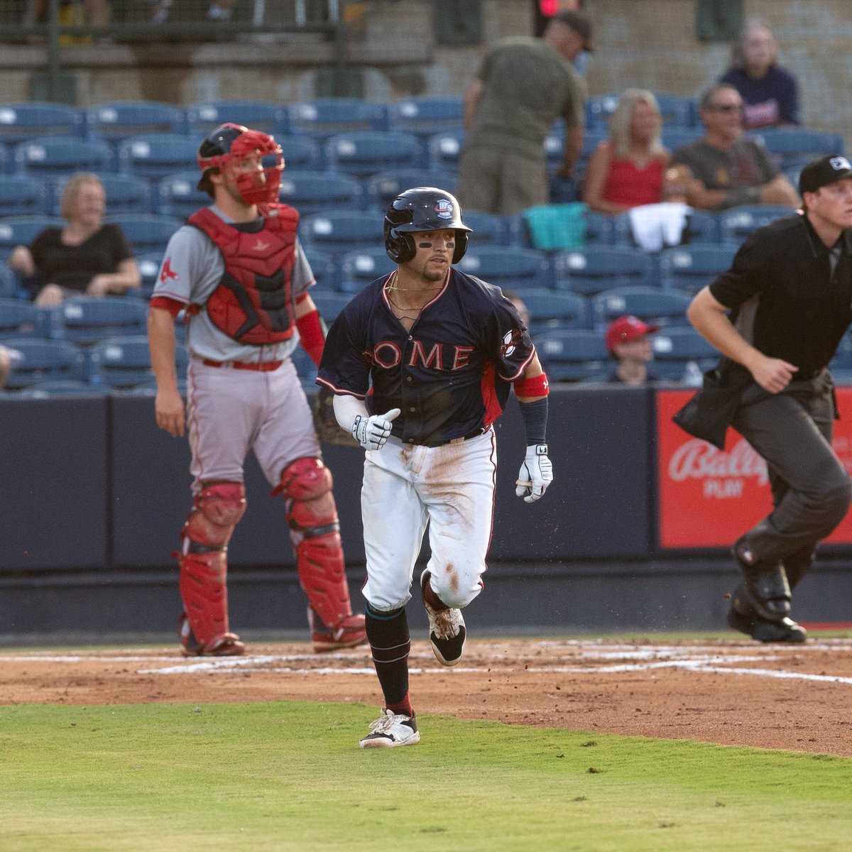 GoEmperors's tweet photo. 2022 Rome Braves in the @MLBazFallLeague :

Last night Cal Conley ripped a double, drove in a run, and stole a base while Alex Segal tossed a perfect frame of relief.

#RomeToTheShow | #AFL22 https://t.co/pVMEVbJdno