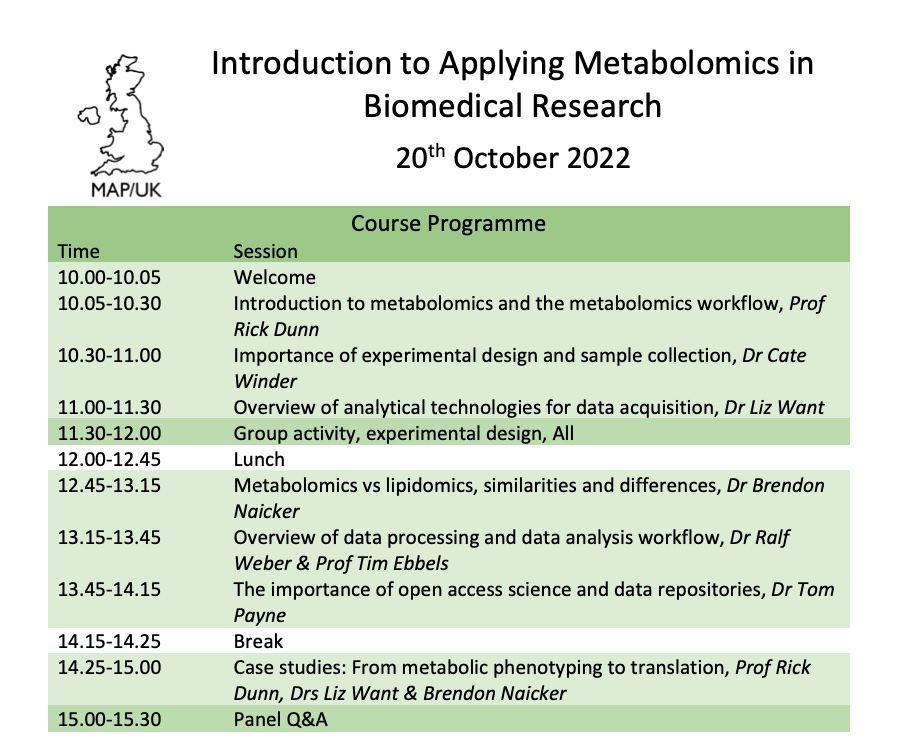 Liverpool Training Centre for Metabolomics (@livunitcm) on Twitter photo Are you interested in learning how to apply metabolomics in your research? Join <a href="/rickdunnblade/">Warwick Dunn</a> <a href="/tebbels/">Tim Ebbels</a> <a href="/ralf_weber/">Ralf Weber</a> <a href="/WinderCate/">Cate Winder</a> <a href="/BirmMetTrain/">BMTC - Metabolomics Training</a> <a href="/ImperialIPTC/">ImperialIPTC</a> from <a href="/MAPUK_Partners/">MAP/UK</a> to learn about the approaches and tools we apply. Register here - forms.gle/Mvkdb2STpP2FMk… Are you interested in learning how to apply metabolomics in your research? Join <a href="/rickdunnblade/">Warwick Dunn</a> <a href="/tebbels/">Tim Ebbels</a> <a href="/ralf_weber/">Ralf Weber</a> <a href="/WinderCate/">Cate Winder</a> <a href="/BirmMetTrain/">BMTC - Metabolomics Training</a> <a href="/ImperialIPTC/">ImperialIPTC</a> from <a href="/MAPUK_Partners/">MAP/UK</a> to learn about the approaches and tools we apply. Register here - forms.gle/Mvkdb2STpP2FMk…