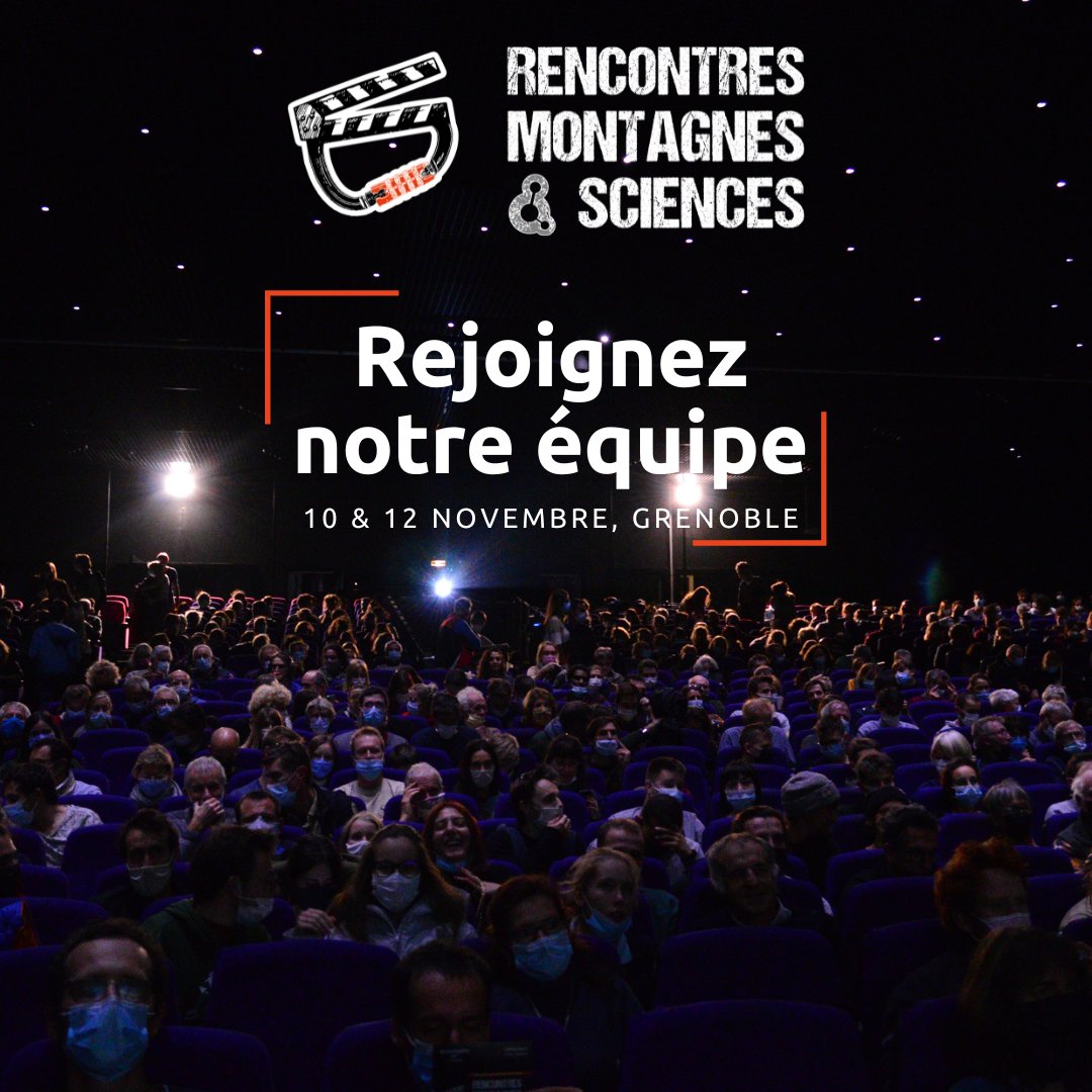 APPEL À BÉNÉVOLES // La 9e édition des Rencontres Montagnes &amp; Sciences se tiendra les 10 et 12 novembre au Palais des Sports de Grenoble.

Vous souhaitez apporter votre aide à l'équipe du festival ? C'est par ici -> forms.gle/CyTs32HNceN94v… 

<a href="/UGrenobleAlpes/">Université Grenoble Alpes</a> @MontagneScience