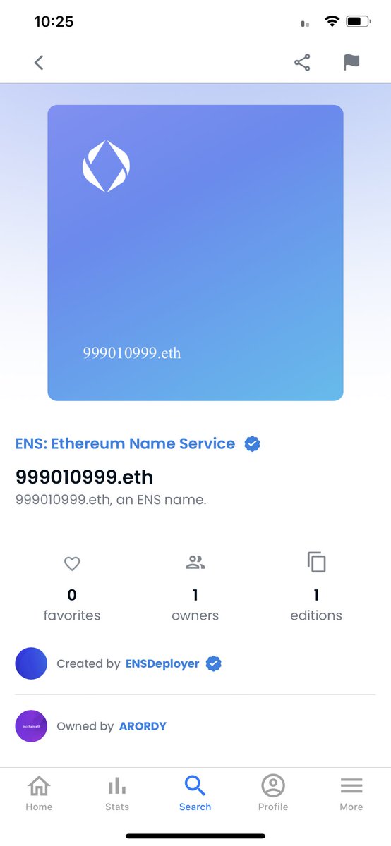 Galeskey811's tweet photo. 999 front to back on the #9digit #palindrome #ens #beauty #ensdigits #opensea #sale asking 5eth offers considered https://t.co/U4dLogQctD