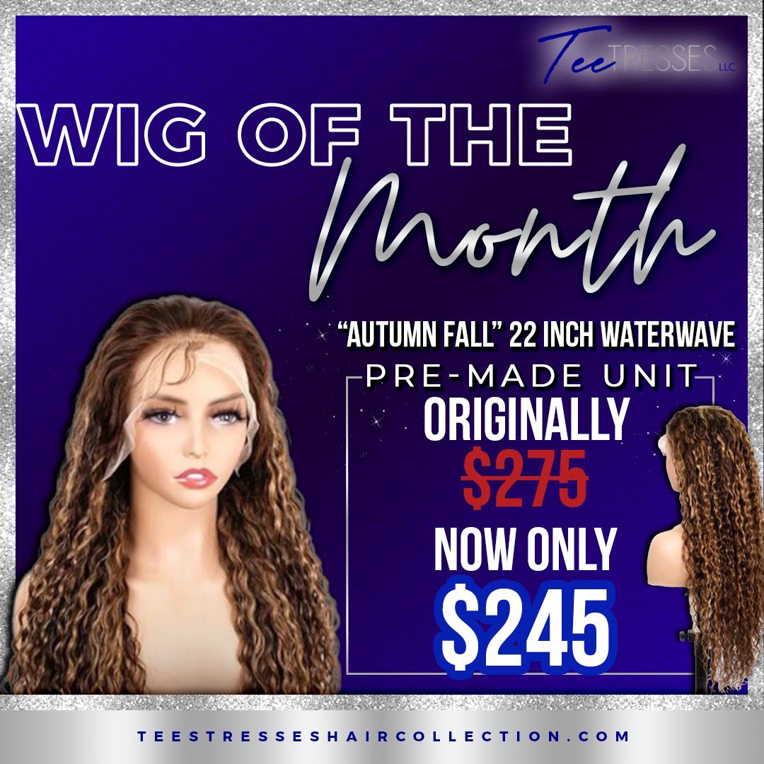 tees_tresses's tweet photo. These Wigs Are On Sale All Month Long 🍂🍁 Shop Tee’s Tresses https://t.co/gQFwgFSjCi