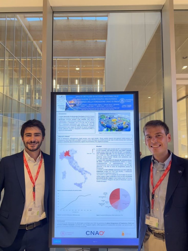 📊#55SItI 2: With Riccardo Calsolaro, we analysed access data to #hadrontherapy services at @Fond_CNAO in Pavia. With 3979 patients treated (2011-2022) from all regions and a growing trend even during the pandemic, a full integration within the Italian #NHS was accomplished.