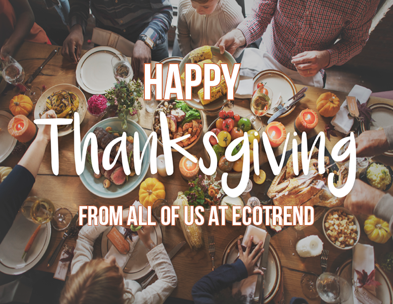 This Thanksgiving, we thank all our friends near and far for being part of our growing community. 

From all of us at Ecotrend, we wish you a wonderful Happy Canadian Thanksgiving 🍁