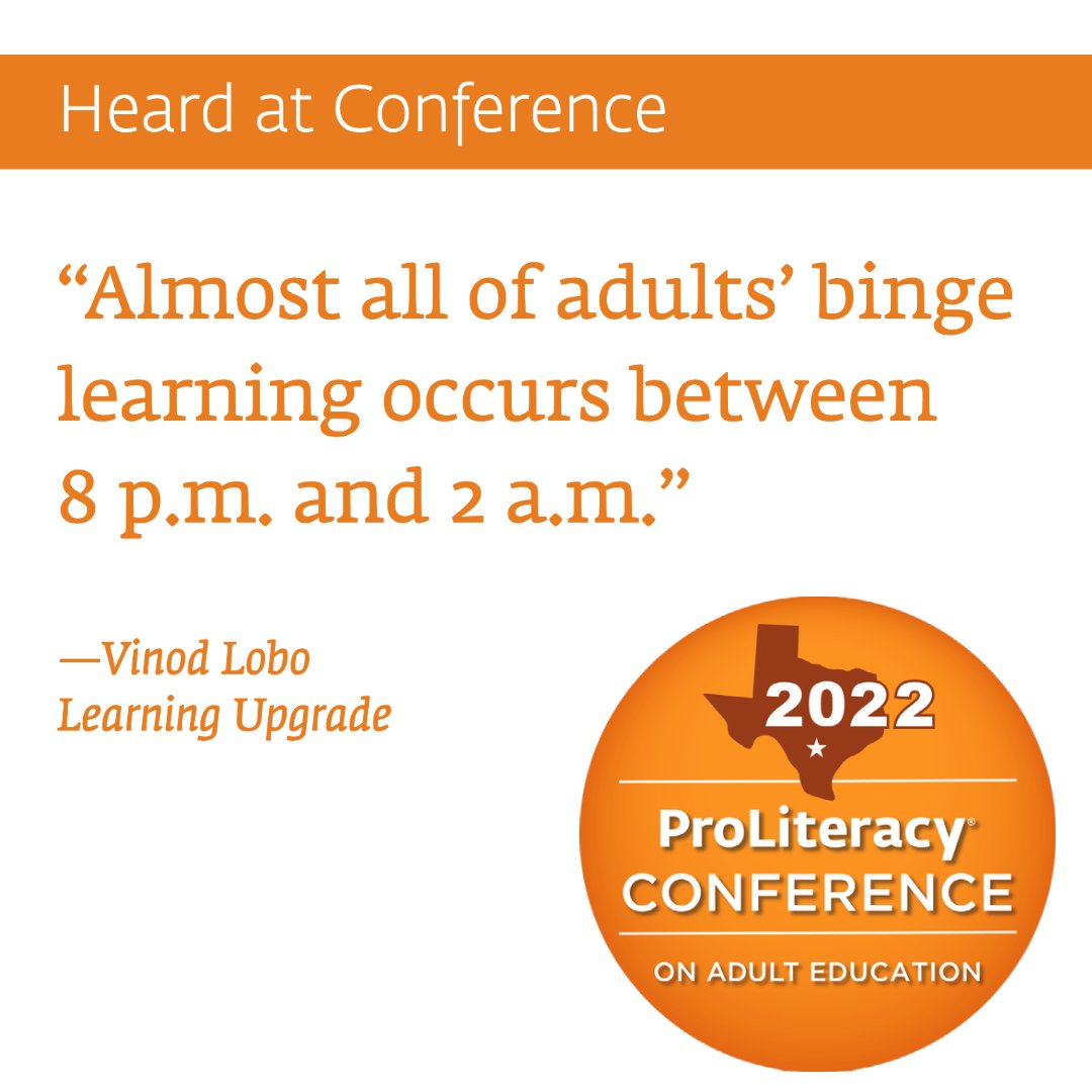 ProLiteracy's tweet photo. Yesterday we had a great ALL IN panel discussion, amazing workshops and featured sessions, and lots of learning! Let's keep the momentum going on Day 2!
#ProLitCon #AdultEdu #AdultLiteracy https://t.co/ozyBkH9q7j