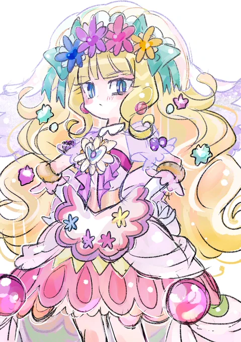 #キュアフィナーレ #菓彩あまね #デリシャスパーティプリキュア #らくがき #イラスト #precure  #デパプリ パーティアップ!。 