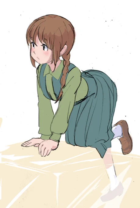 昔のスケッチが出てきたので 軽く色のせてみました 