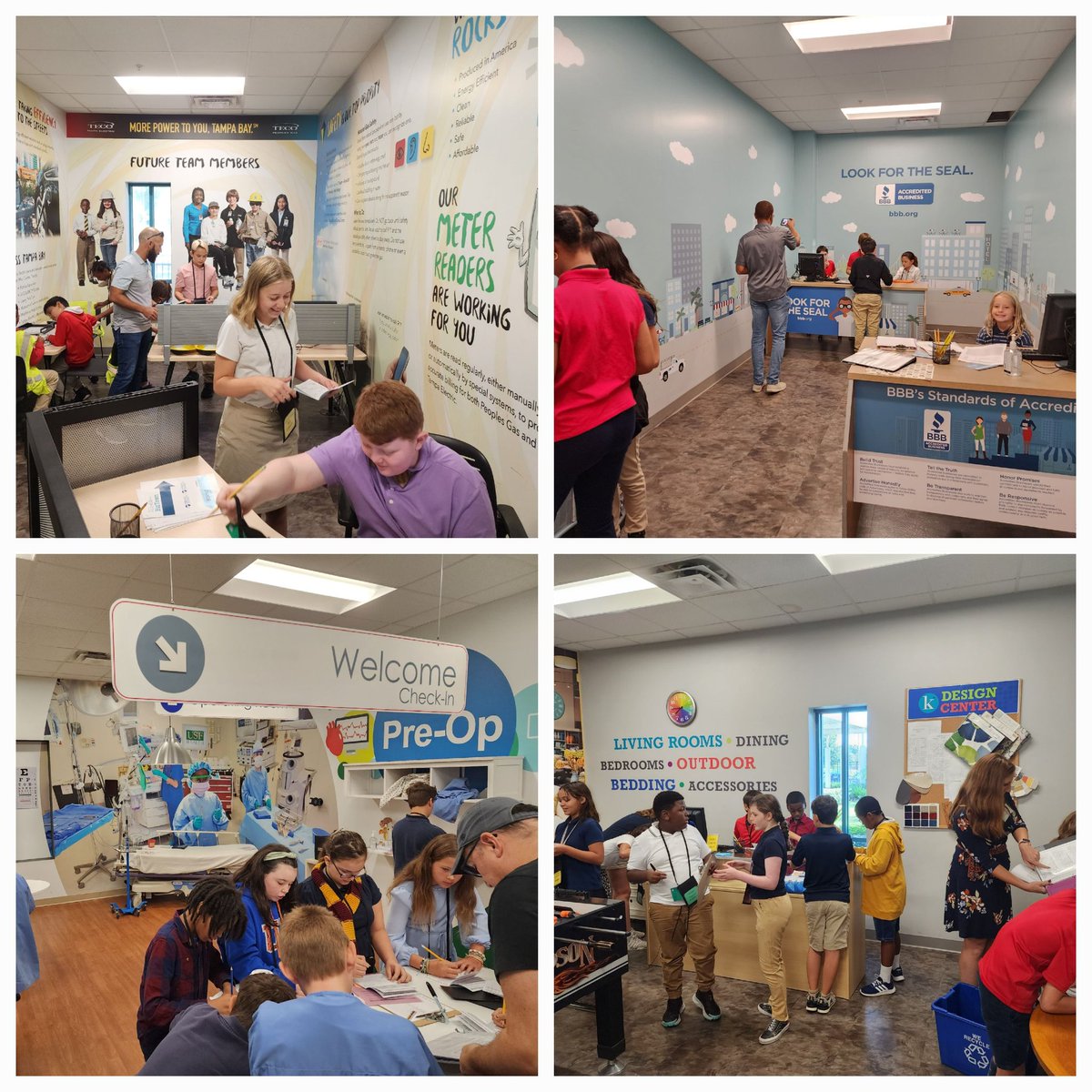 mdavidson916's tweet photo. RP 5th grade prepping businesses prior to opening @ JA BizTown! @CvonAncken @rpk8magnet @ https://t.co/QLcBQs4qnW