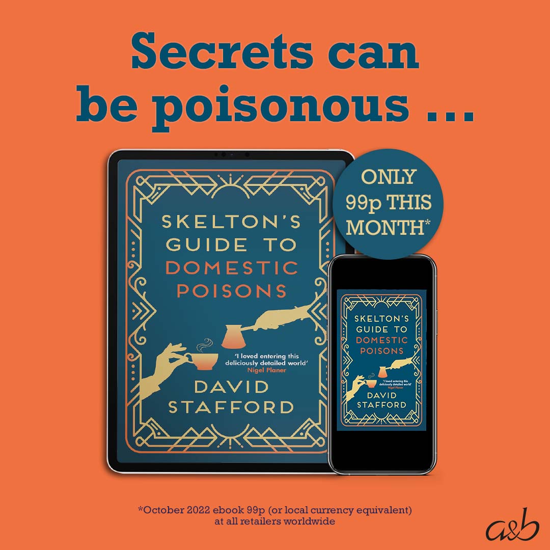 AllisonandBusby's tweet photo. Our October Ebook of the Month is Skelton’s Guide to Domestic Poisons by David Stafford 🎃
Follow the link below to get this book for just 99p!
https://t.co/LuKfghAzCY
#CrimeFiction #SkeltonsGuides #Ebook #EbookDeal #EbookoftheMonth #Crime #Fiction https://t.co/WzatEnkBKw