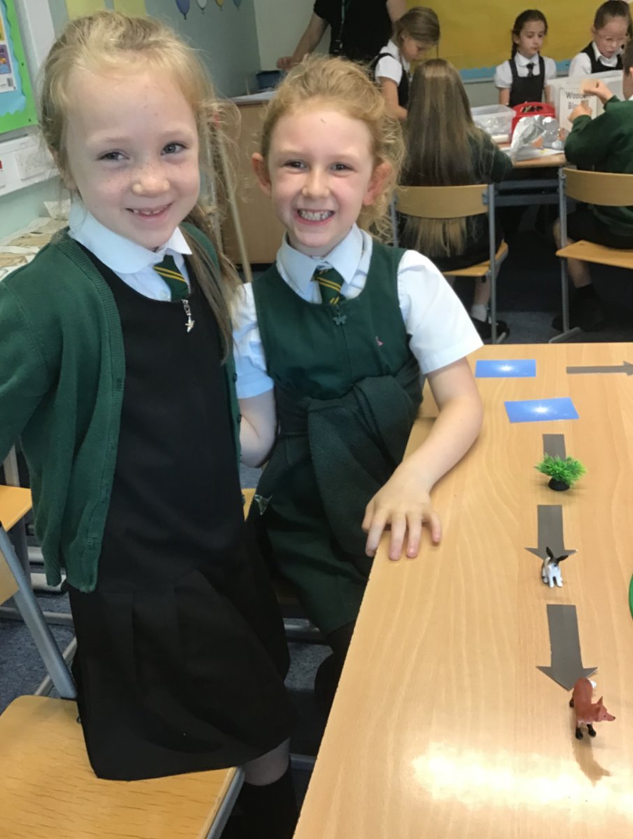 OLPPrimary's tweet photo. P3 have been building dinosaurs and creating food chains as part of our #STEM learning. We also measured the lengths of the dinosaurs necks in line with our #MathsWeekScotland learning. 🕊🦖📏🔧 #OLPSTEM https://t.co/BrulDH4PER