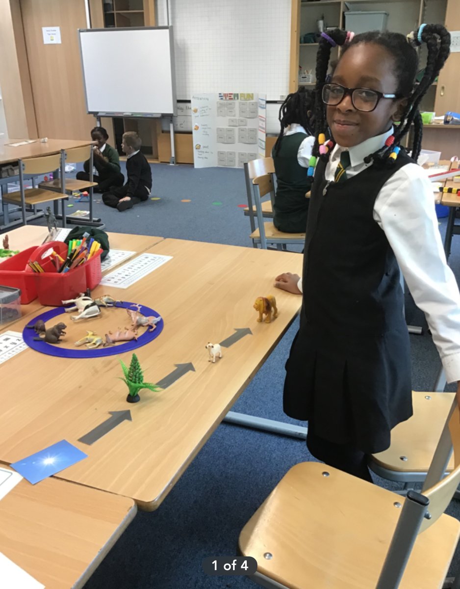 OLPPrimary's tweet photo. P3 have been building dinosaurs and creating food chains as part of our #STEM learning. We also measured the lengths of the dinosaurs necks in line with our #MathsWeekScotland learning. 🕊🦖📏🔧 #OLPSTEM https://t.co/BrulDH4PER