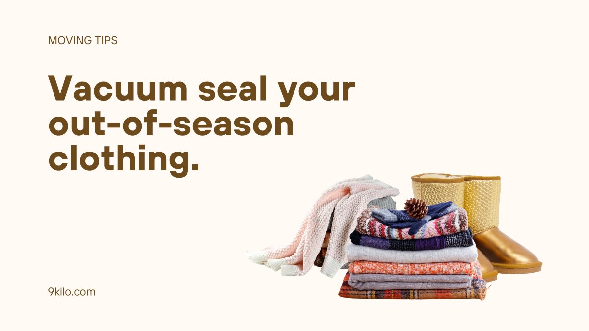 9kilomoving's tweet photo. Vacuum bags provide complete protection, air, &amp;  water, while #moving.
But the 🤗🤗🤗 best part is that it will be easy for you to unpack your out-of-season clothes once you get to your #newhome.

#movingtips #packers #packingtips #relocation #movers #retirement #packing #boxes https://t.co/o3T68x2CLa