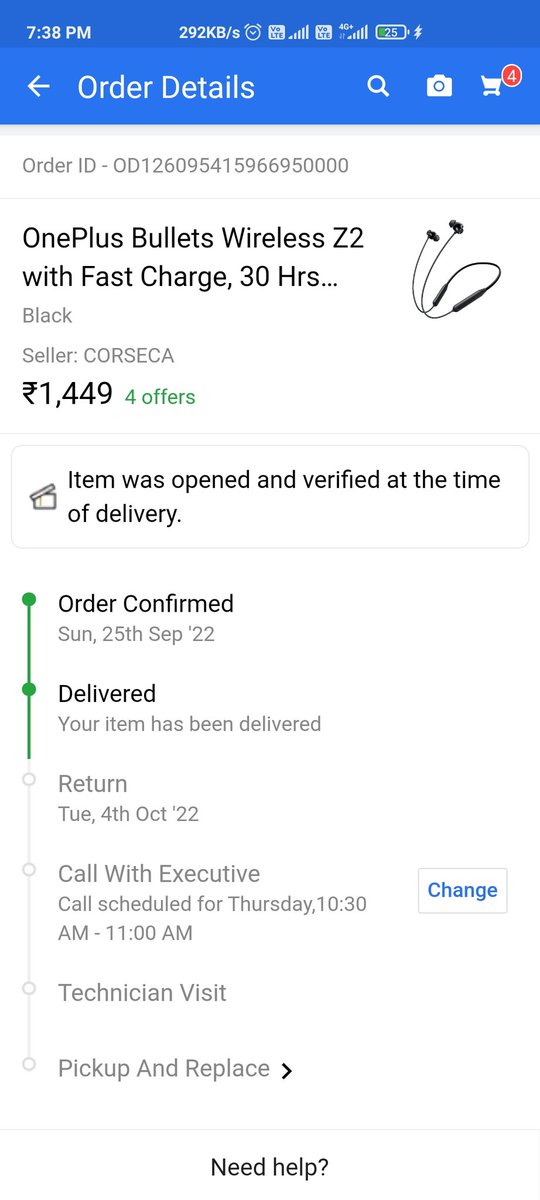 jaydeepbharakh4's tweet photo. @Flipkart @flipkartsupport  i purchased one plus bullet Z2 and complete packing box found used product what is going on @OnePlus_IN take your product on priority bases and refund my full amount i dont want this kind of product brand. https://t.co/D5dVmCbcpH