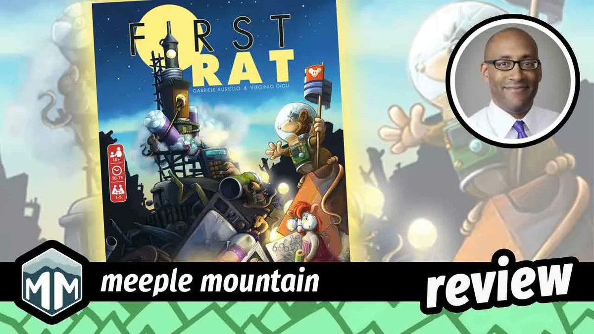 meeplemountain's tweet photo. Take rats to space in Justin’s review of First Rat from @PegasusspieleNA
https://t.co/BHL1QlVhc6
#boardGames #EuroGame #Rats #GamesWithAnimals #SpaceGames #FirstRat https://t.co/oBQKCDlfCi