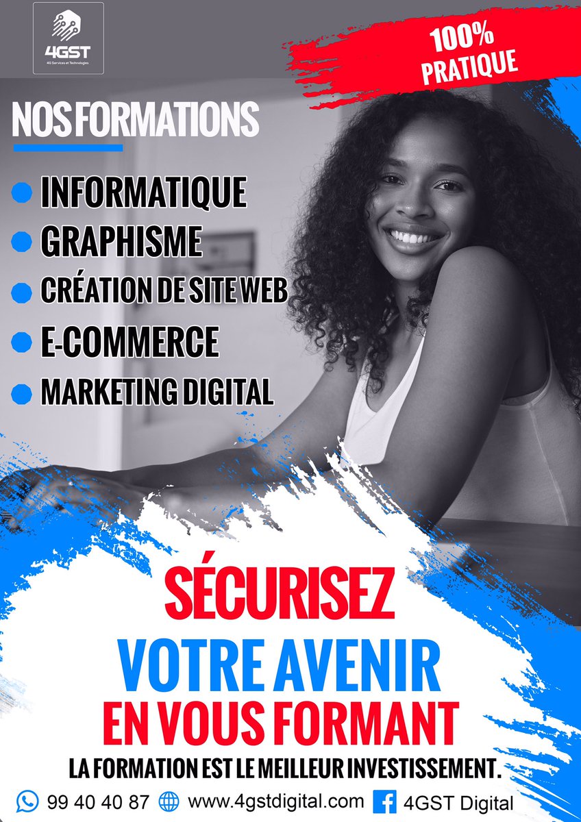 waytoawesomenes's tweet photo. RT @GnancadjaGodson: La formation est le meilleur investissement. #formationprofessionnelle #formationpro #creationdesiteweb #marketingdigital #communication #webmarketing #graphisme #graphicdesign #ecommerce https://t.co/XVX0VXgaeF