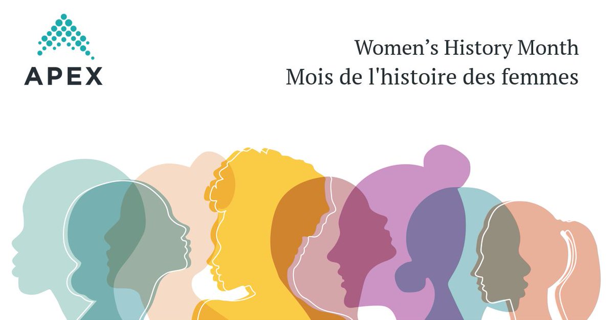APEX_GC's tweet photo. Octobre est le mois de l'histoire des femmes. C'est l'occasion de célébrer les réalisations et les contributions des femmes et des jeunes filles dans tout le pays et tout au long de notre histoire. #OnInfluence https://t.co/82quKPrJ0H