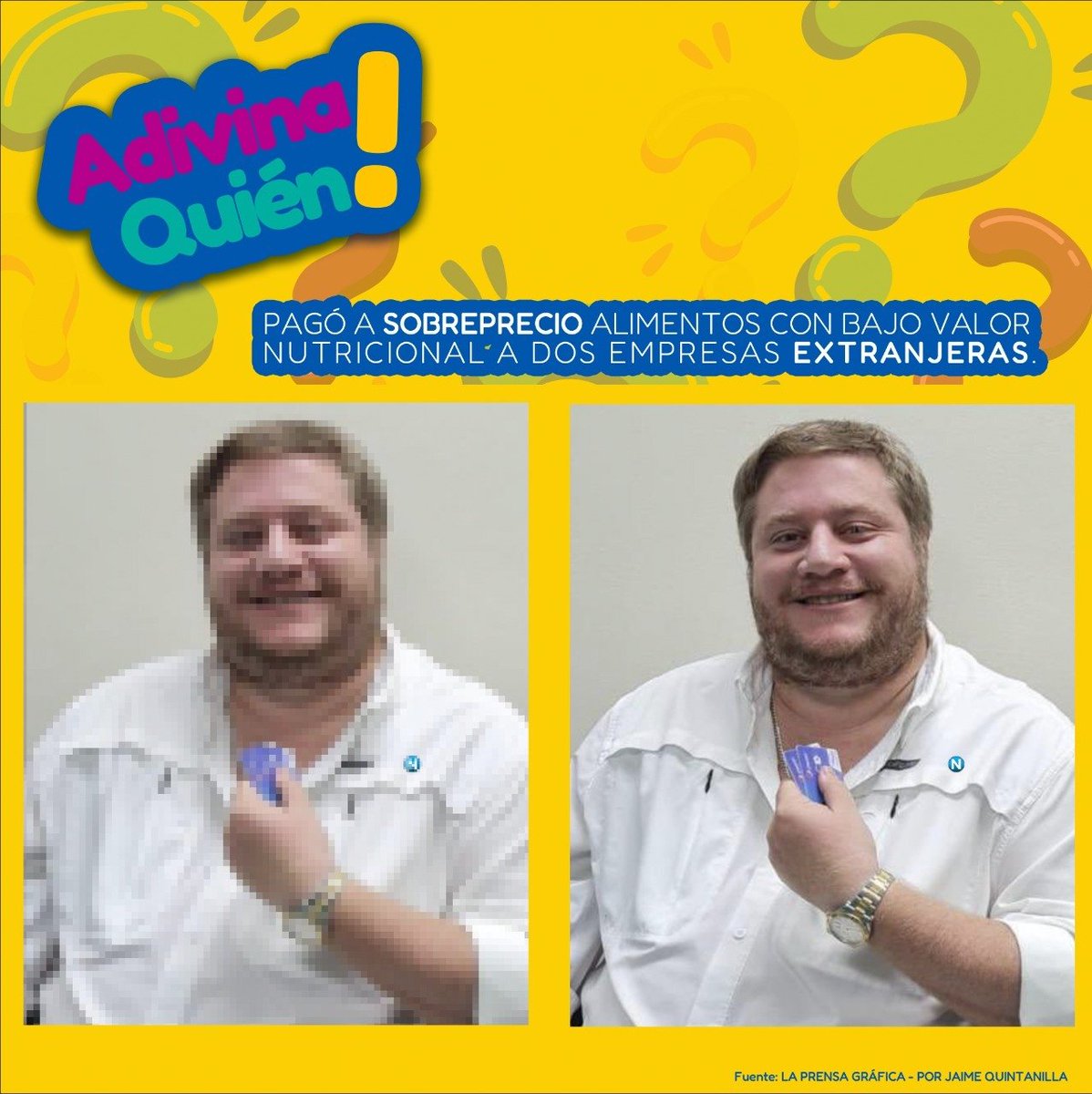 N_Reciclados's tweet photo. #AdivinaQuién ha sido el ministro de #Bukele con más irregularidades en el manejo de fondos durante la pandemia... https://t.co/bXaqC7as4n
