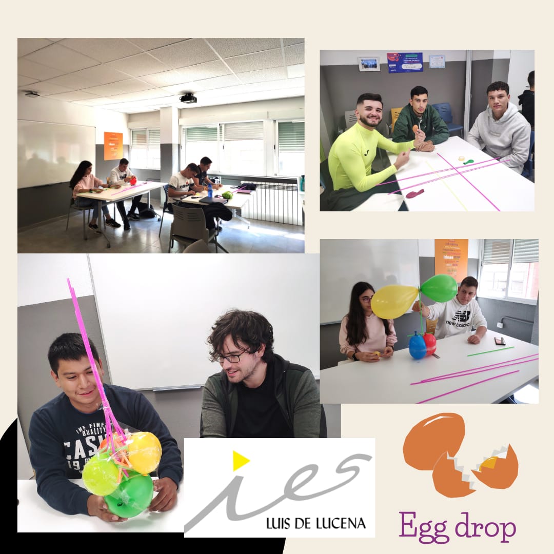 IESLuisDeLucena's tweet photo. Comienzan las actividades APE! Para trabajar la creatividad,la resolución de problemas y la cohesión de equipos de trabajo hemos realizado dos dinámicas de Team Building:"La torre de spaghetti" y " Egg drop".
#APESCLM #emprendimiento
#elFSEinvierteentufuturo
#CiclosFormativos https://t.co/1CWXtxsp9f