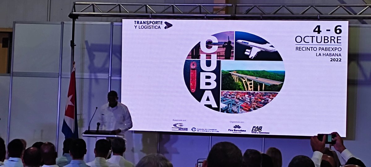sitranscuba's tweet photo. Inicia la Feria Internacional del Transporte 2022 en el recinto ferial Pabexpo.

 #FITL2022 #softwaresolutions #ciberseguridad #SITRANS #TransporteCuba #CubaViva @MitransCuba @cuba_gea https://t.co/NbQzFJNCxJ