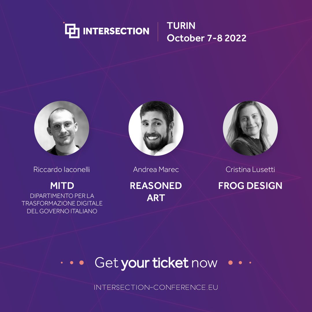 Intersection_eu's tweet photo. Do you know our rockstars? 🎸 the line up is online, hurry up and get your ticket now, we only have a few spots left! 🏃 #IntersectionConference 📆 7 & 8 October 📍 Turin
#FastEvolvingTimes #conference #design #development https://t.co/B2dHy0xJw4